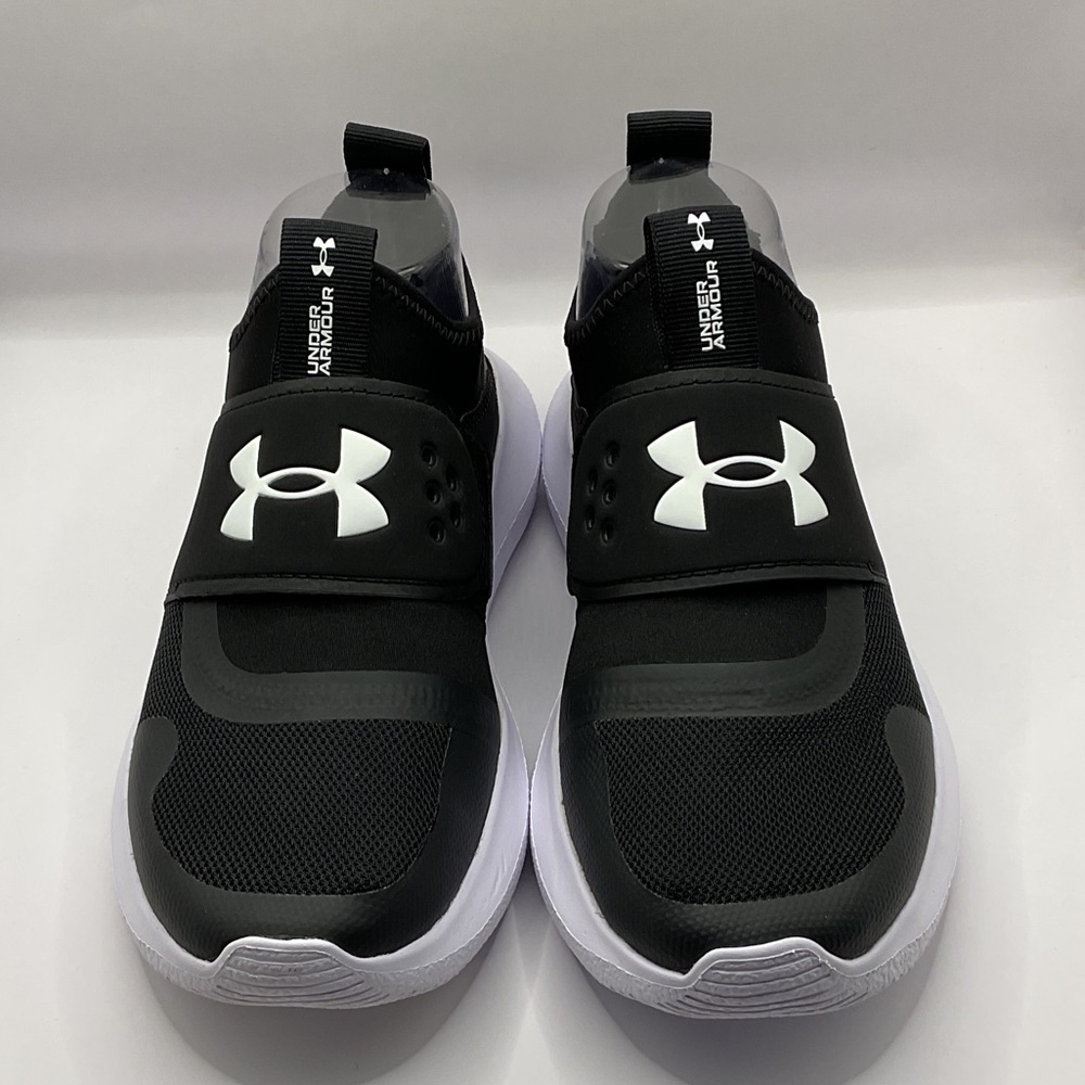 UNDER ARMOUR Runplay Women’s Black and White Slip-On Sneakers